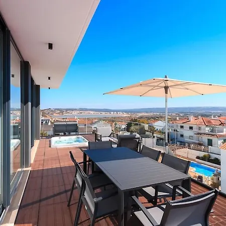 וילה Uitzicht Baai Met Jacuzzi Salir de Porto